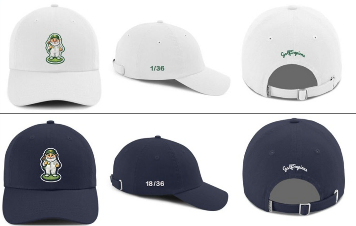 Golf Sapiens – El Gnomo de Augusta Cap Blanca | Imperial X210SP