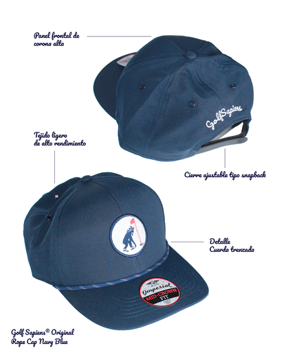 Gorra Golf Sapiens – The Habanero Edition Navy