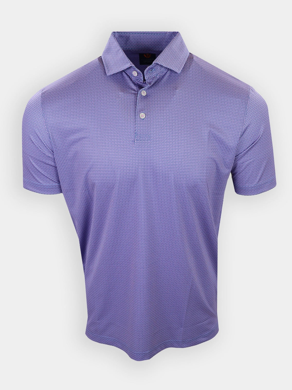 Donald Ross Polo Hank - Heron/Plum/Pacific